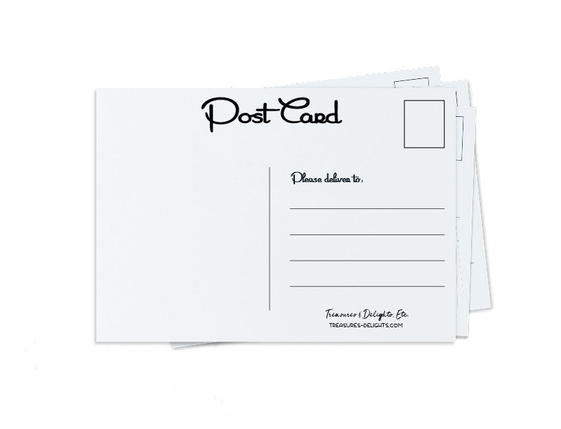 Blank Postcards Set: Style 4