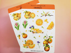 Oranges Sticker Sheet