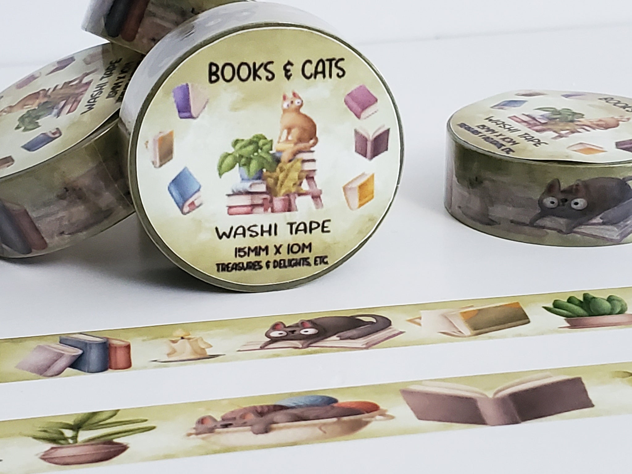 Bookshelf Washi Tape - washi tape - cute washi tape - book washi tape -  book lover washi tape - book lover gift