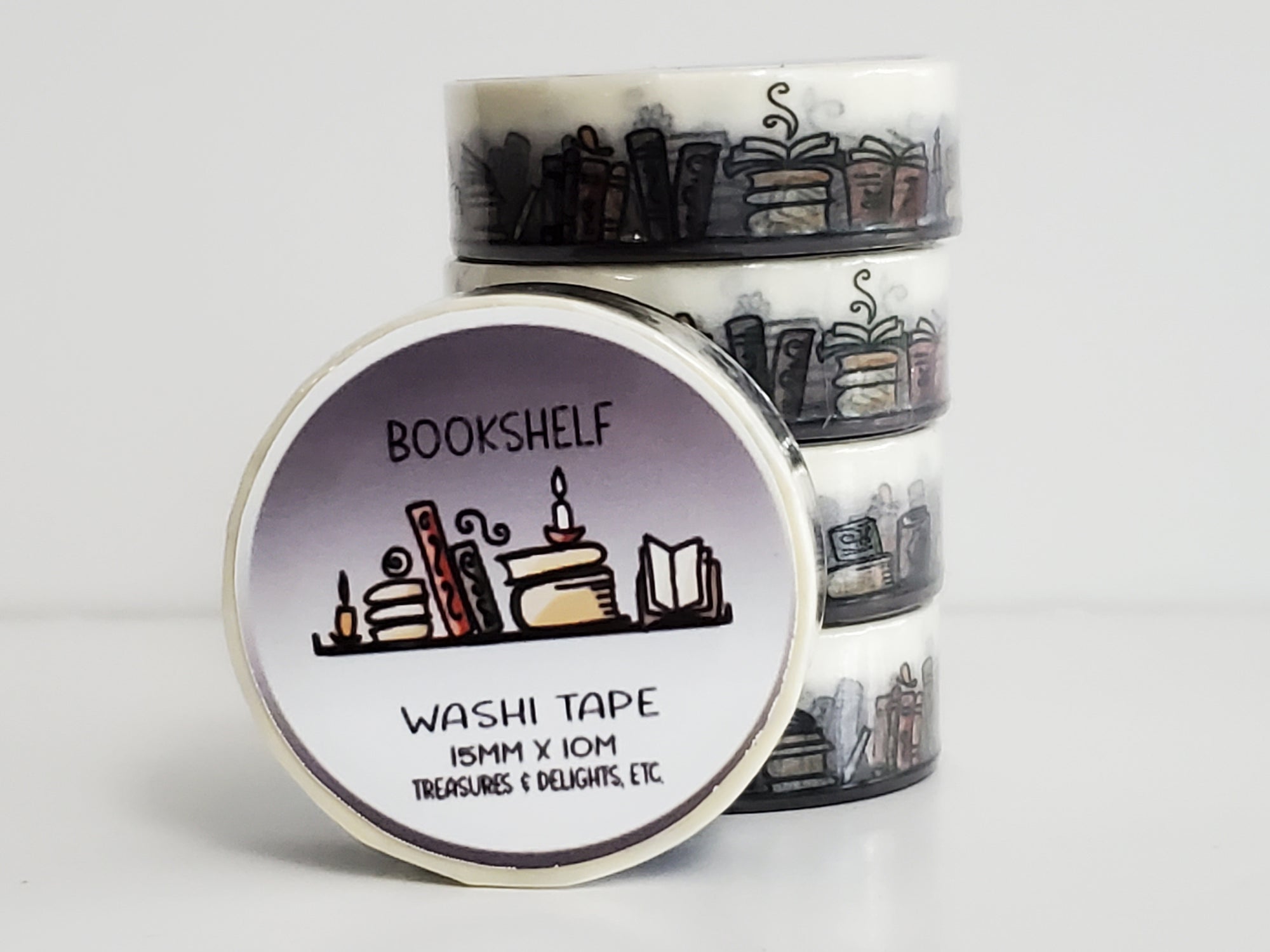 Bookshelf Washi Tape