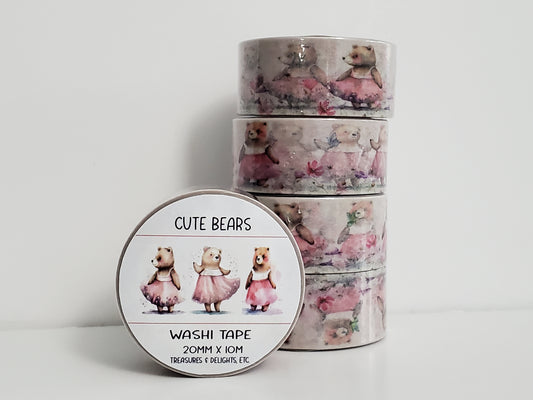 Cute Bears Washi Tape