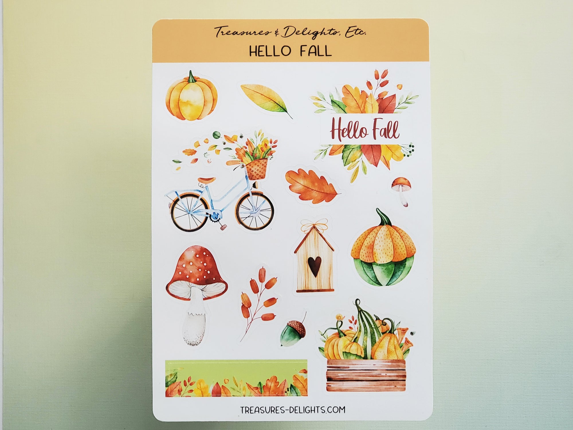Hello Fall Sticker Sheet
