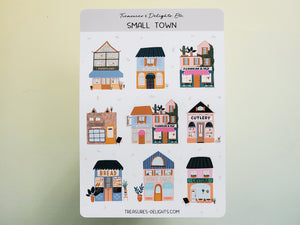 Small Town Sticker Sheet