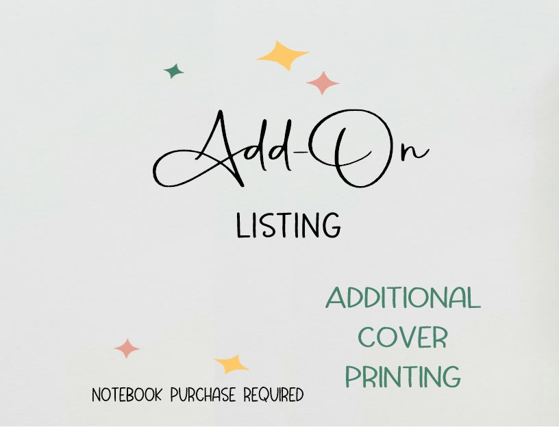 ADD-ON: Add Additional Cover Printing