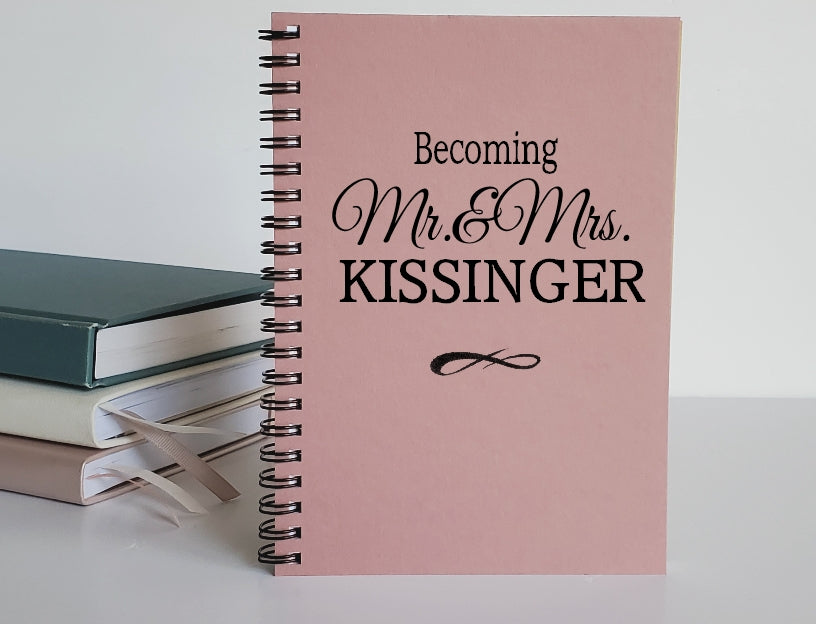 Becoming Mr & Mrs Couples Notebook