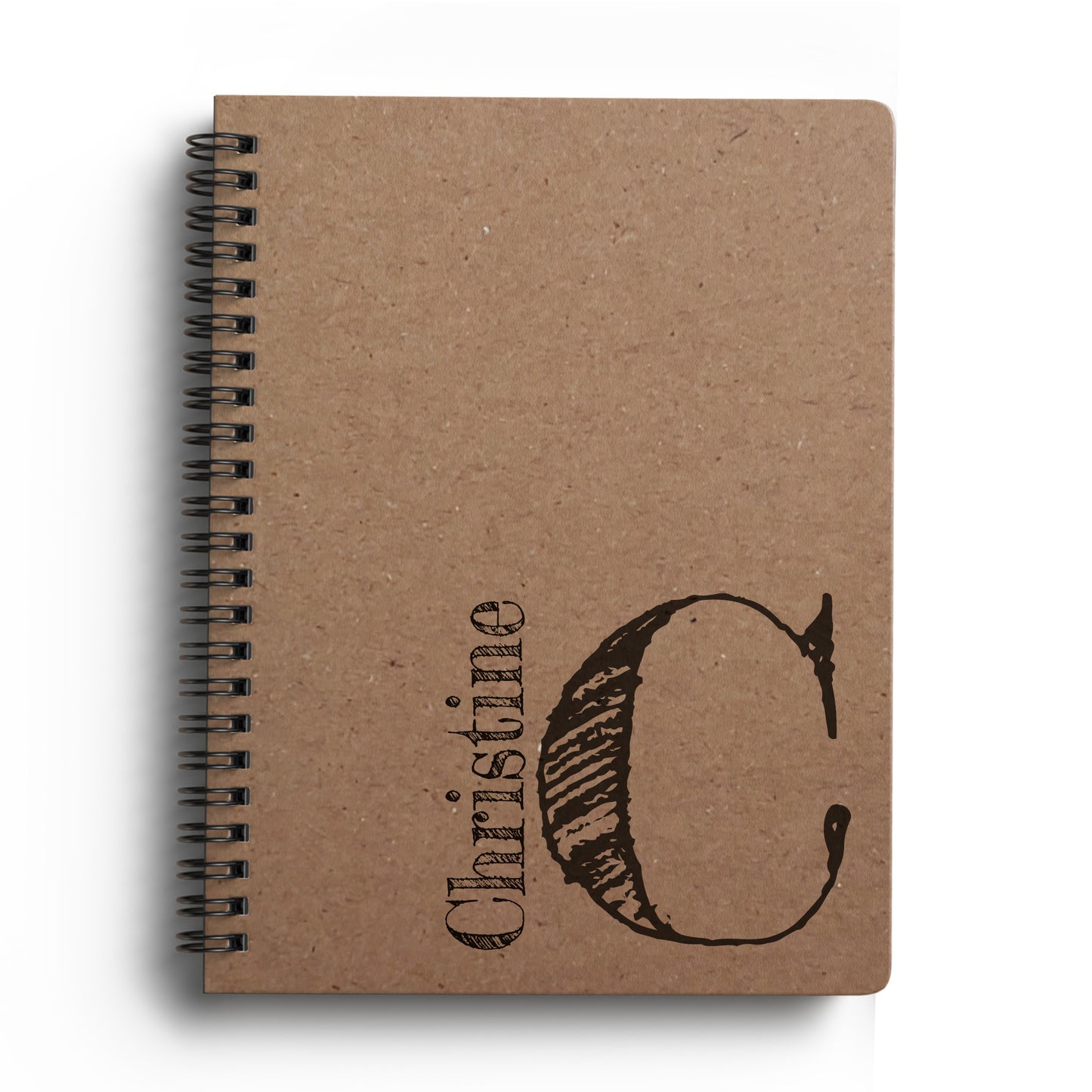 Monogram Softcover Spiral Notebook