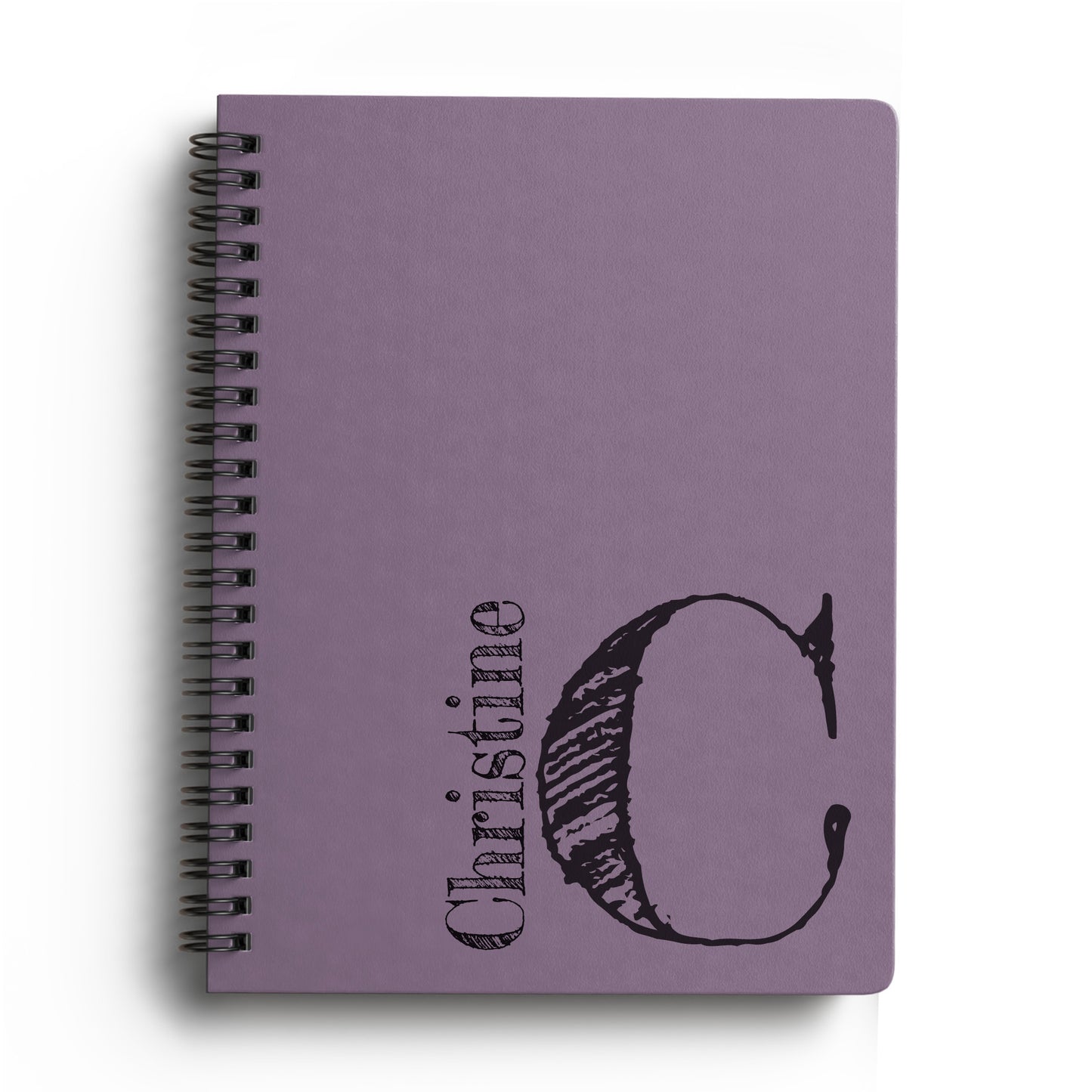 Monogram Softcover Spiral Notebook