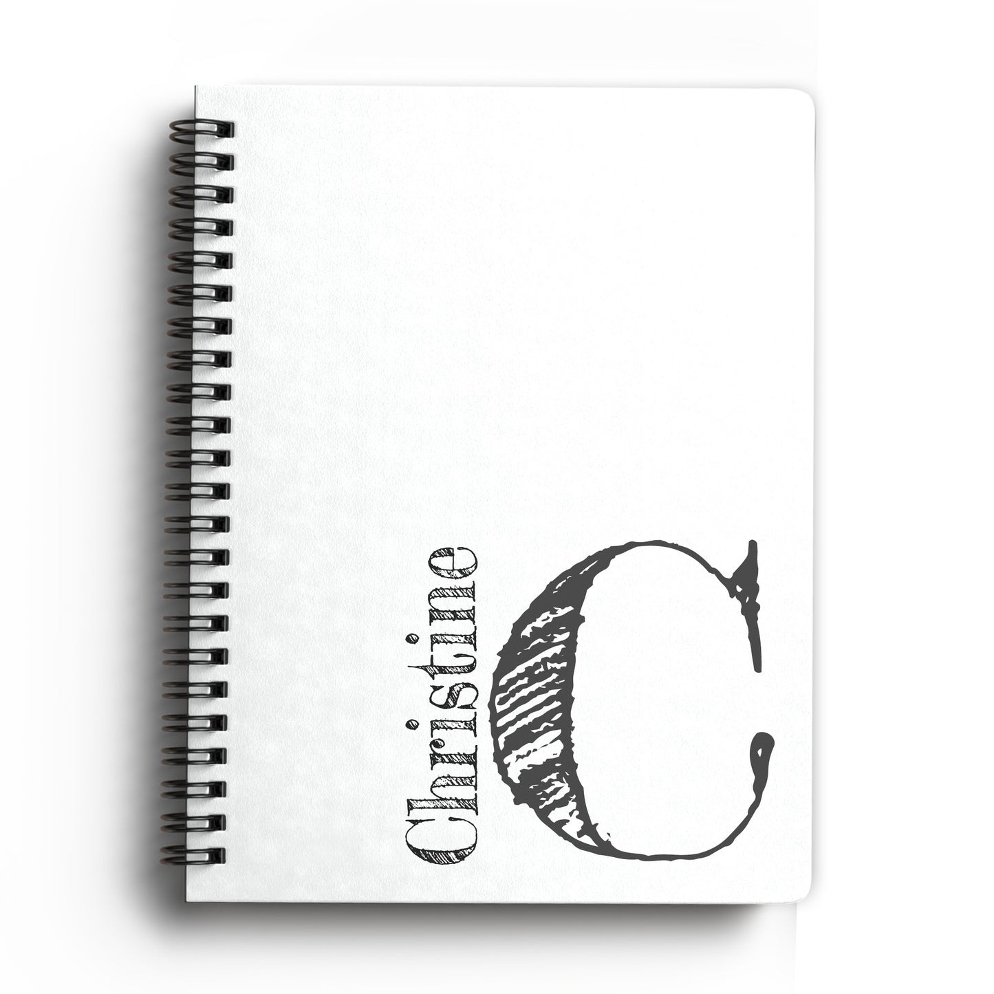 Monogram Softcover Spiral Notebook