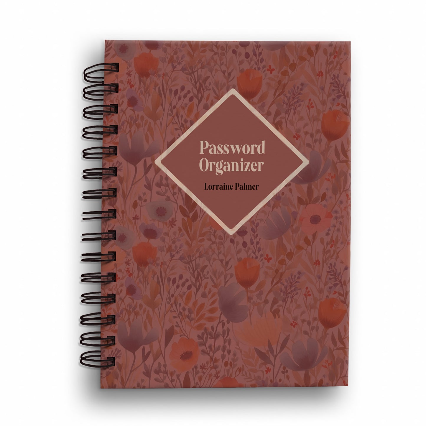 Floral Wildflowers Password Organizer