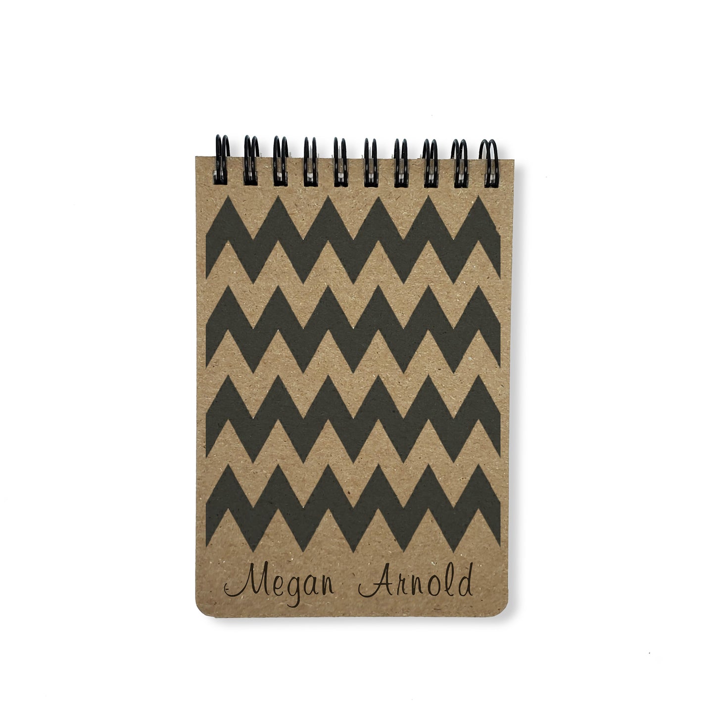 Chevron Spiral Memo Notepad