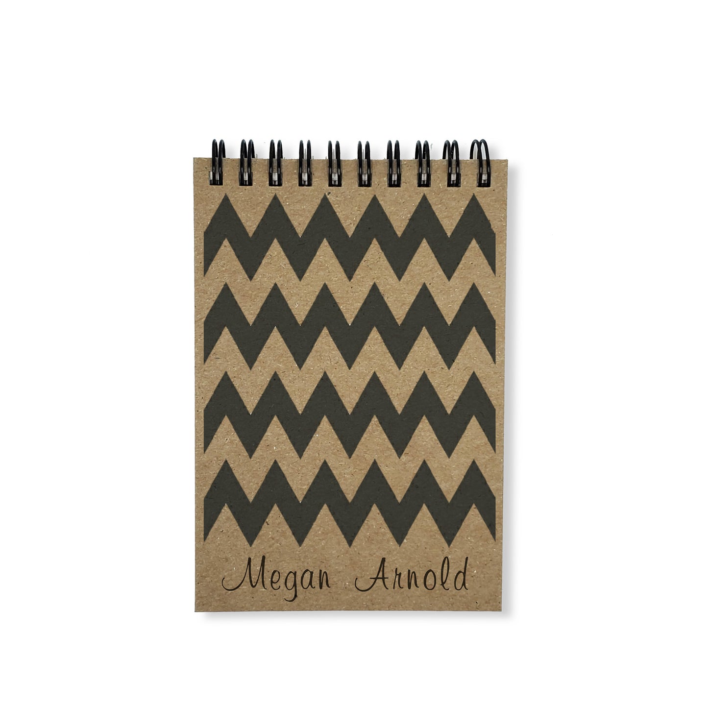 Chevron Spiral Memo Notepad