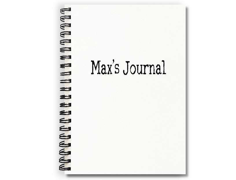 Custom Name's Journal - Personalized Notebook