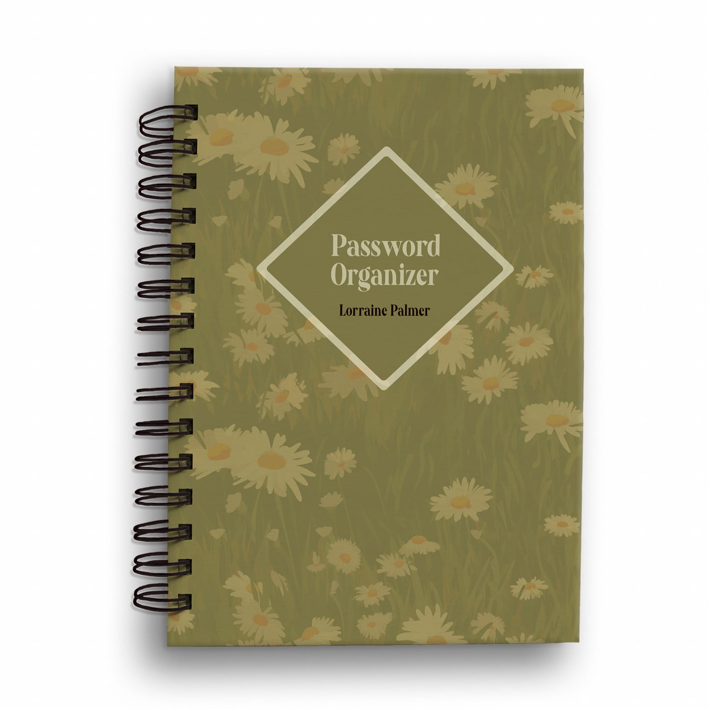 Floral Wildflowers Password Organizer