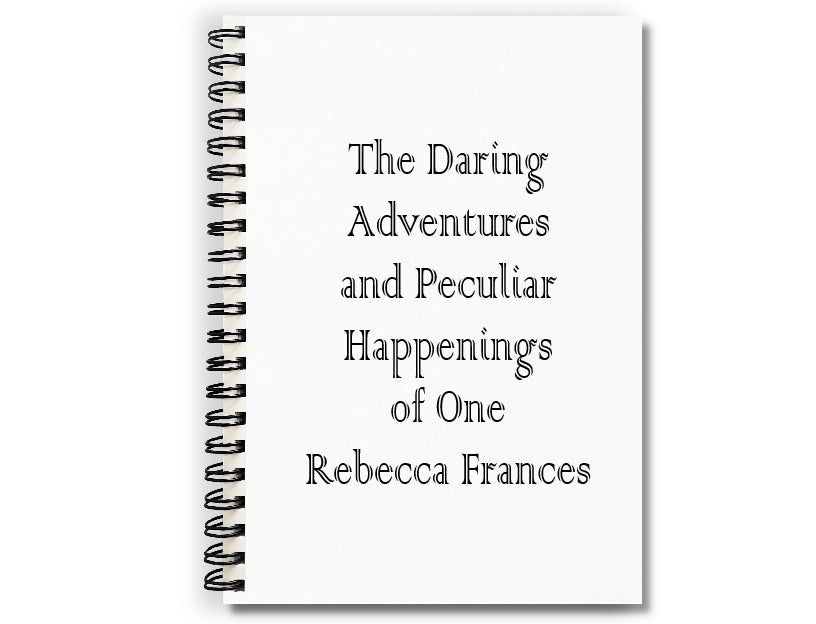 Daring Adventures and Peculiar Happenings Personalized Notebook