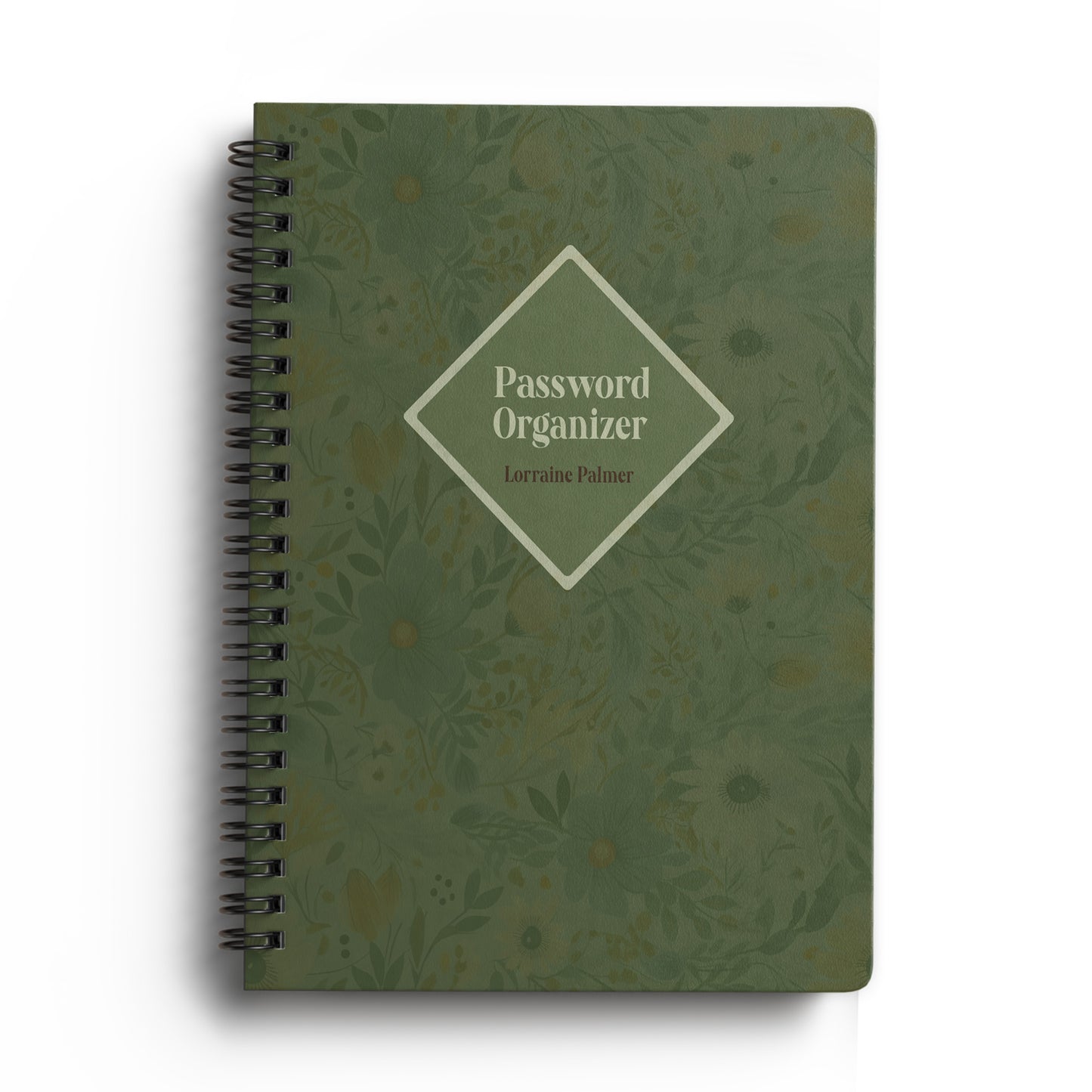 Floral Wildflowers Password Organizer