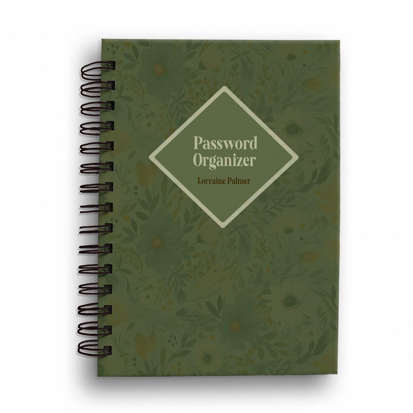 Floral Wildflowers Password Organizer