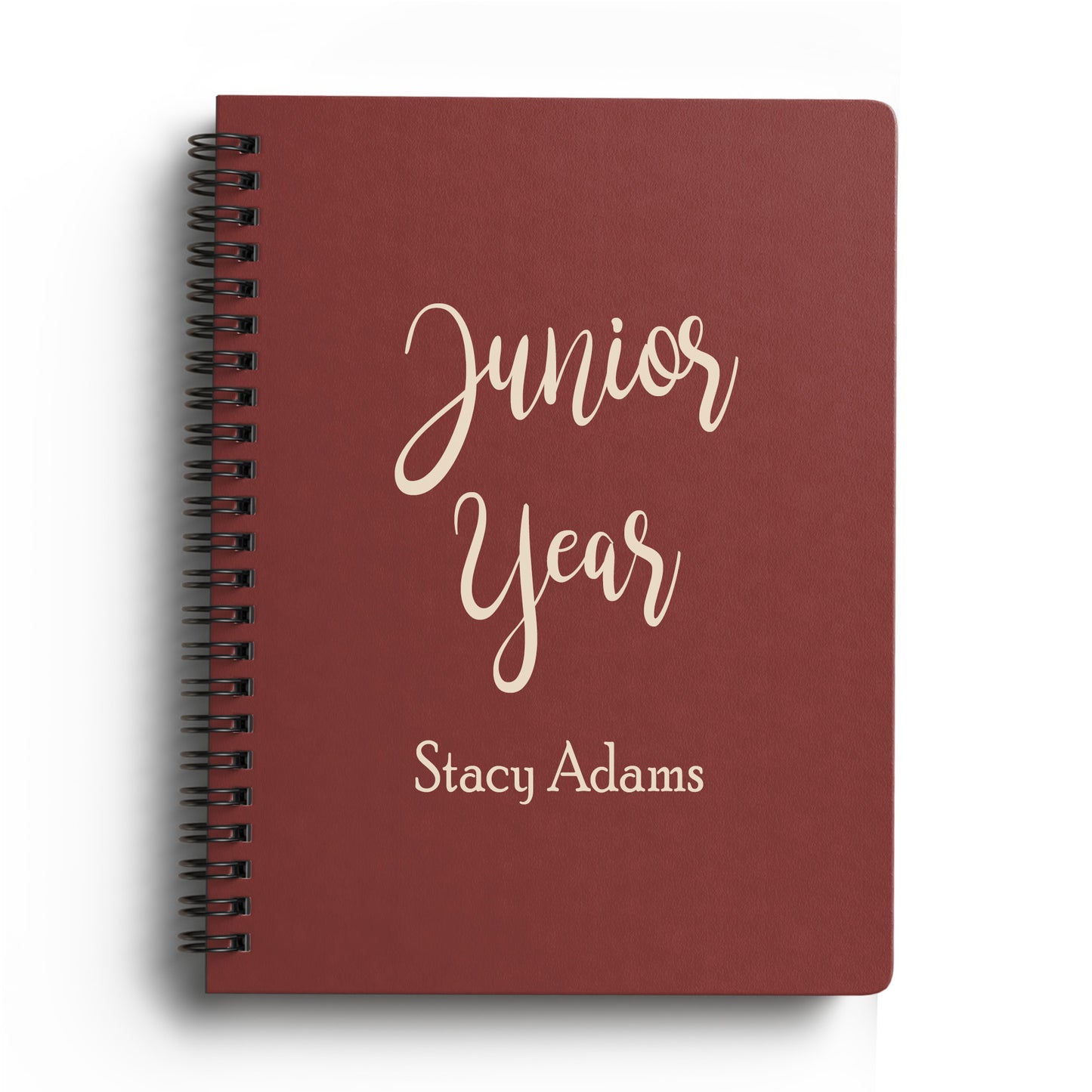 School Year Softcover Spiral Notebook