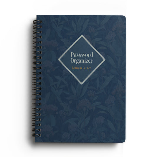 Floral Wildflowers Password Organizer