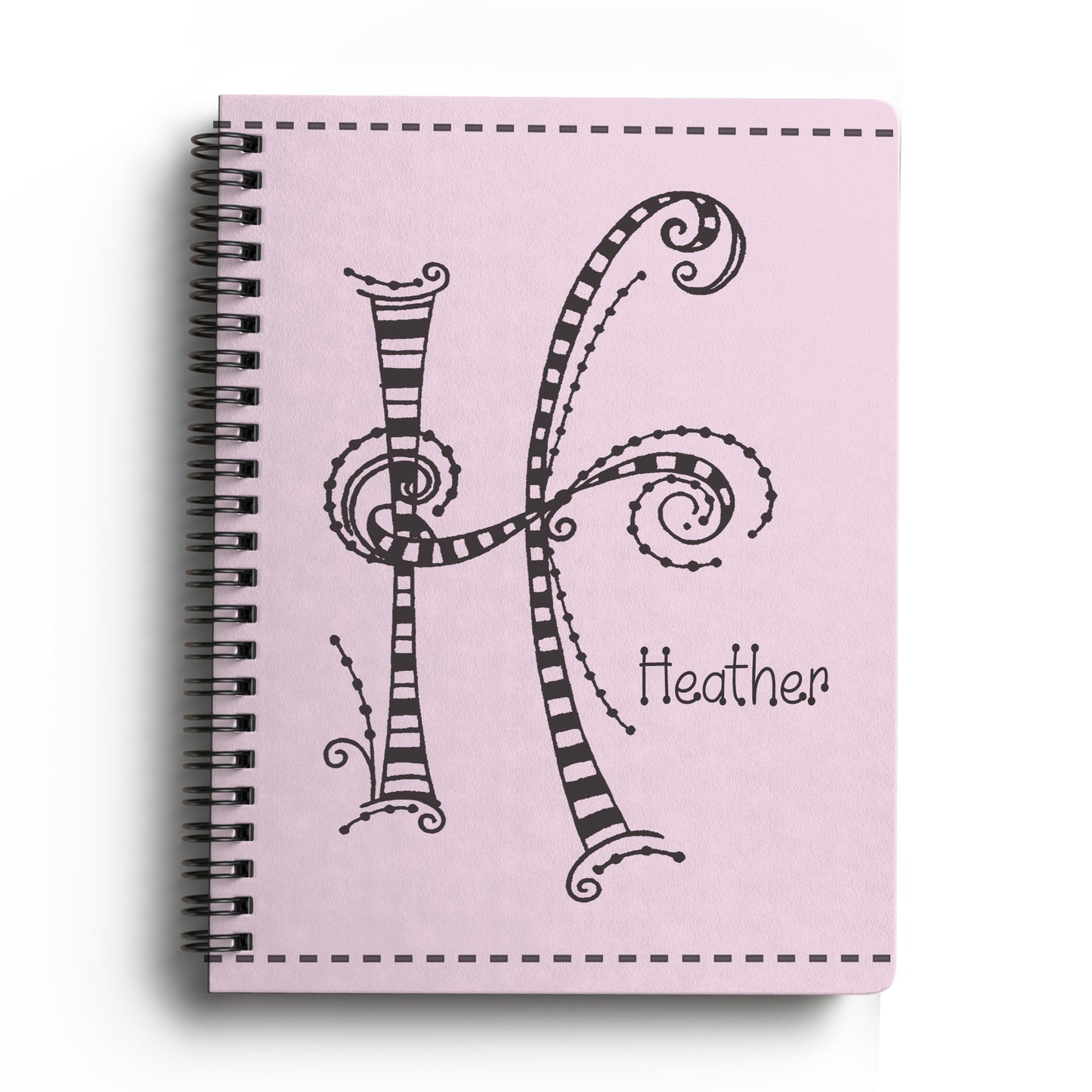 Monogram Softcover Spiral Notebook