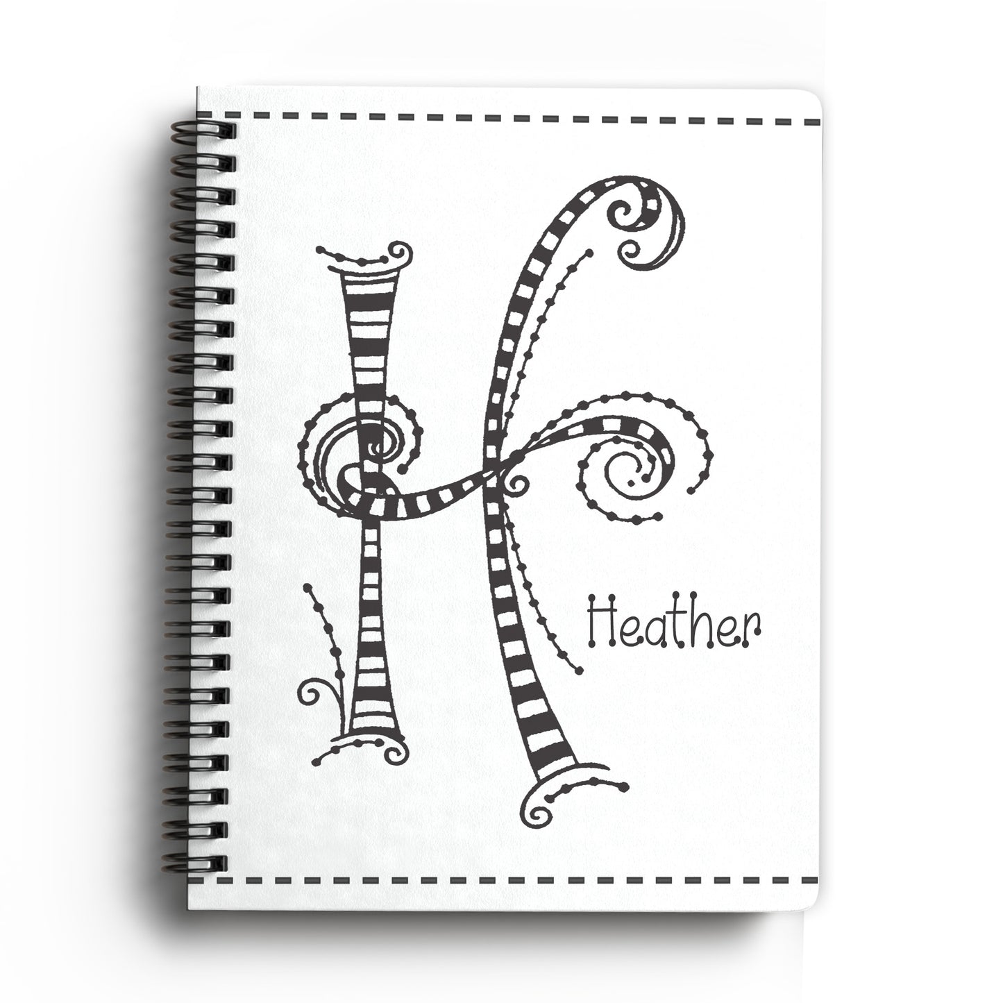 Monogram Softcover Spiral Notebook