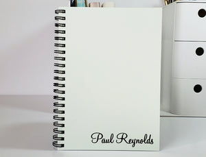 Name at the Bottom Personalized Journal