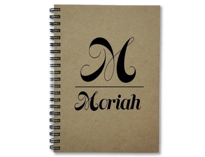 Large Initial & Name Personalized Journal | JN129