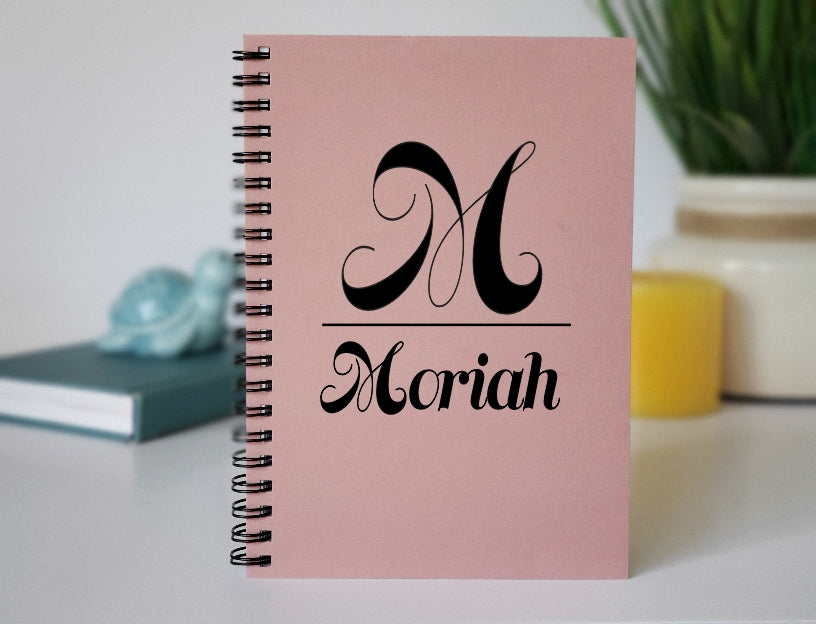 Large Initial & Name Personalized Journal | JN129