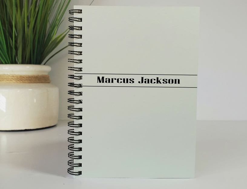 Personalized Hardcover Notebook