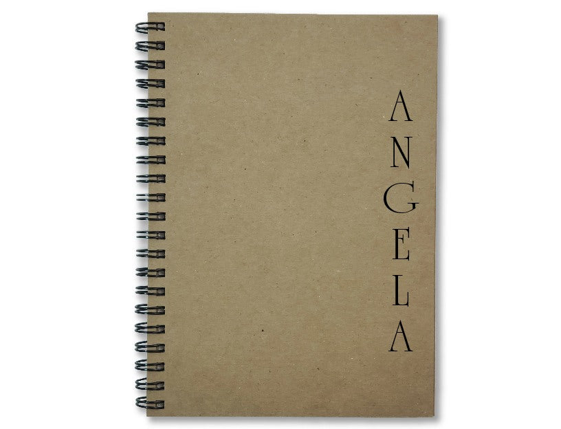 Name on the Side Personalized Notebook