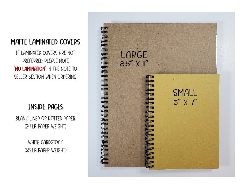 Your Custom Text - Personalized Notebook