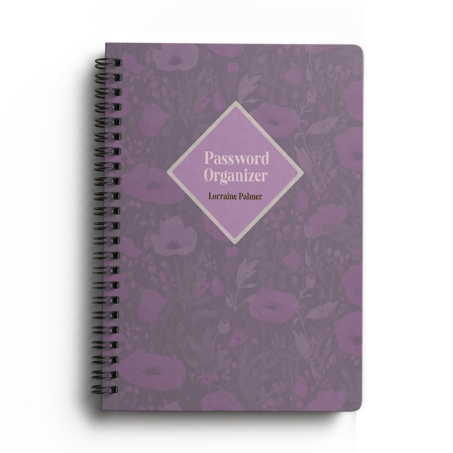 Floral Wildflowers Password Organizer