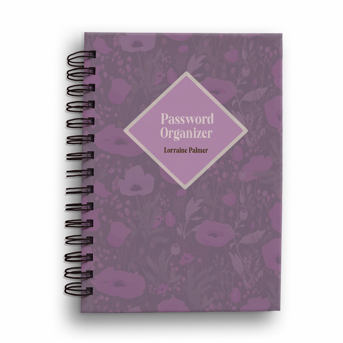 Floral Wildflowers Password Organizer