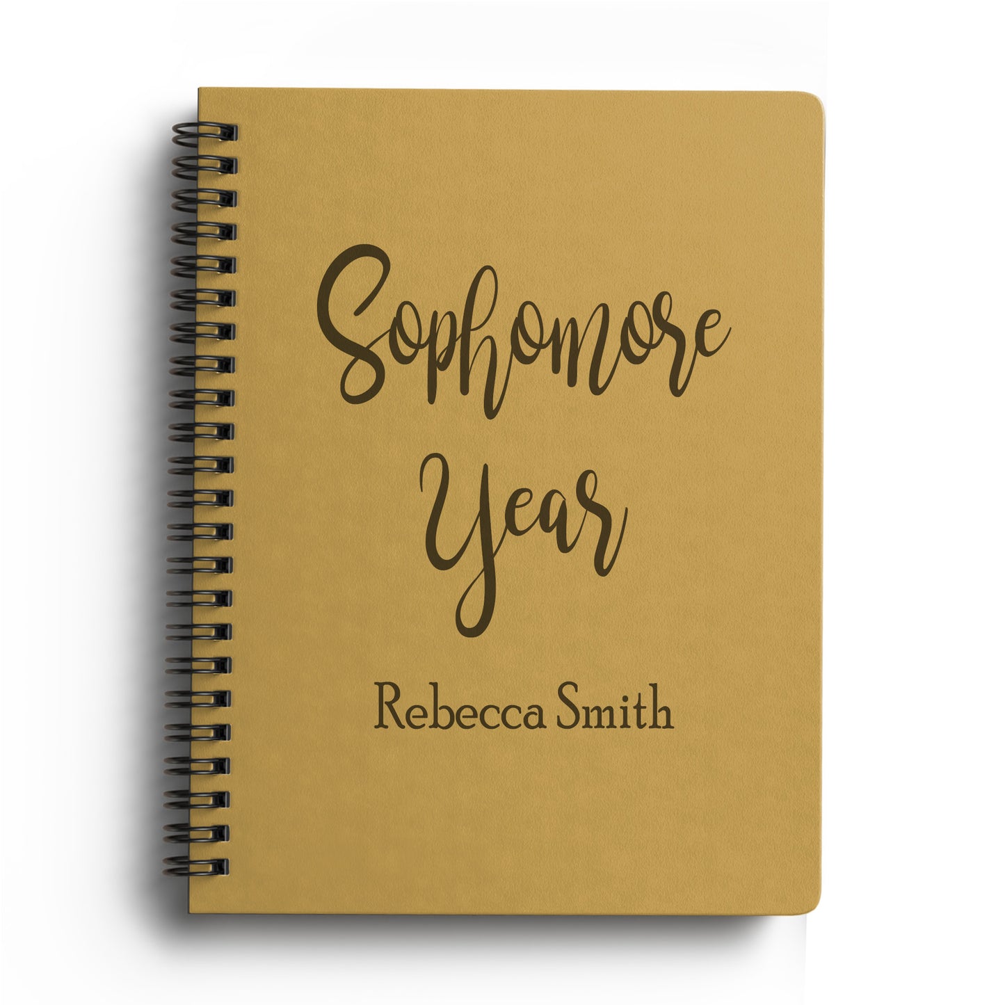 School Year Softcover Spiral Notebook