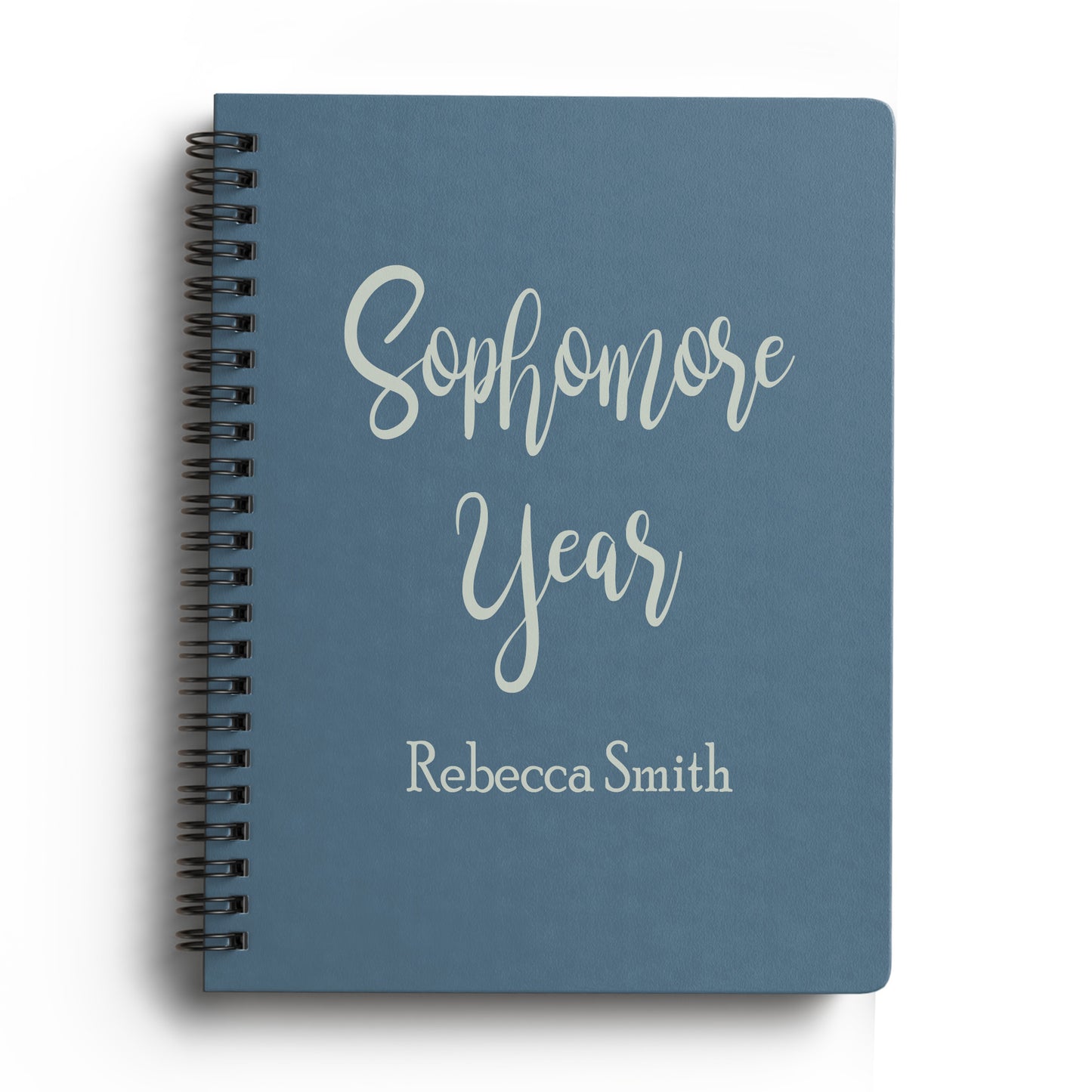 School Year Softcover Spiral Notebook