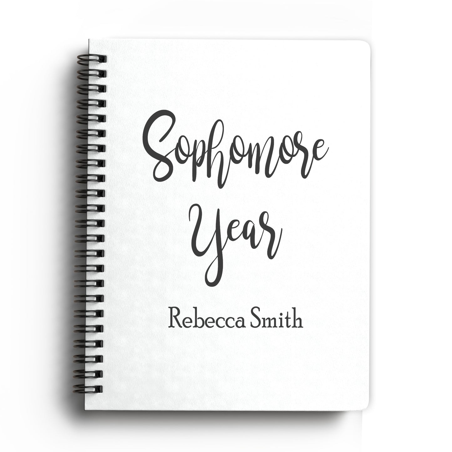 School Year Softcover Spiral Notebook