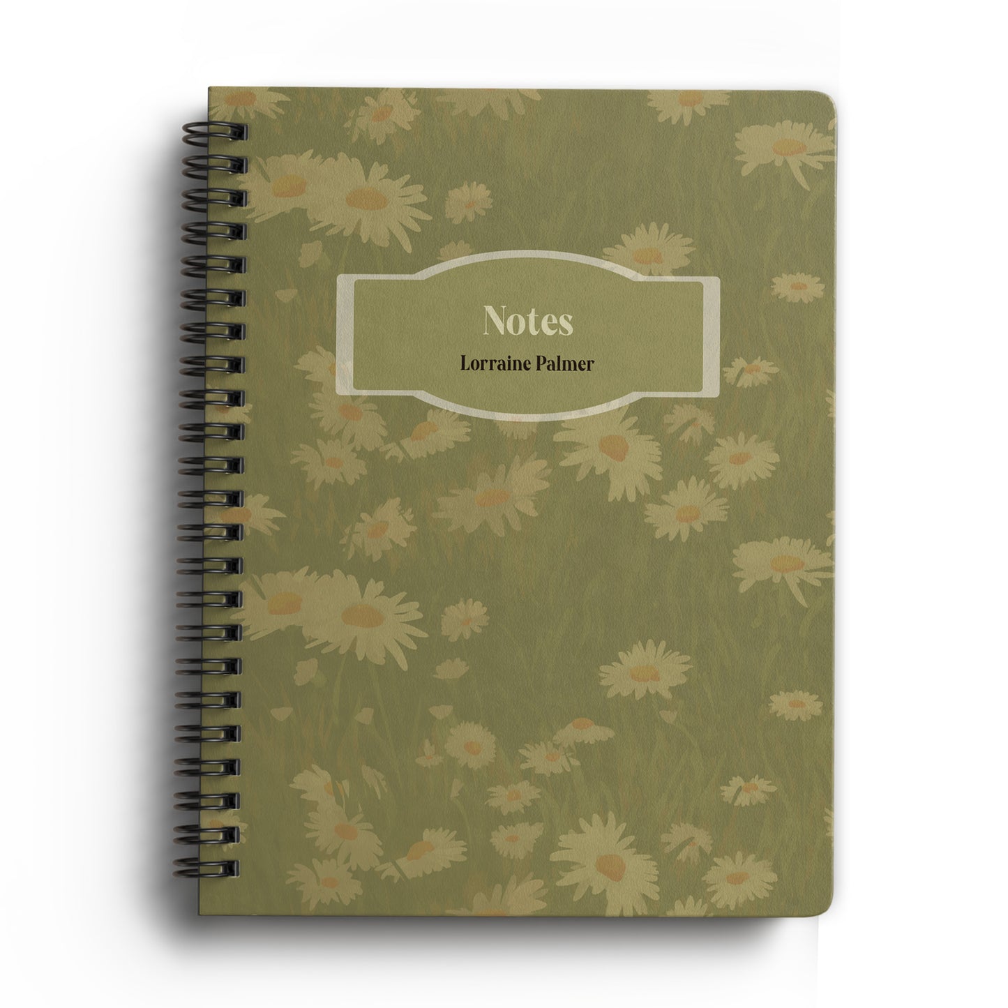 Floral Wildflowers Softcover Spiral Notebook