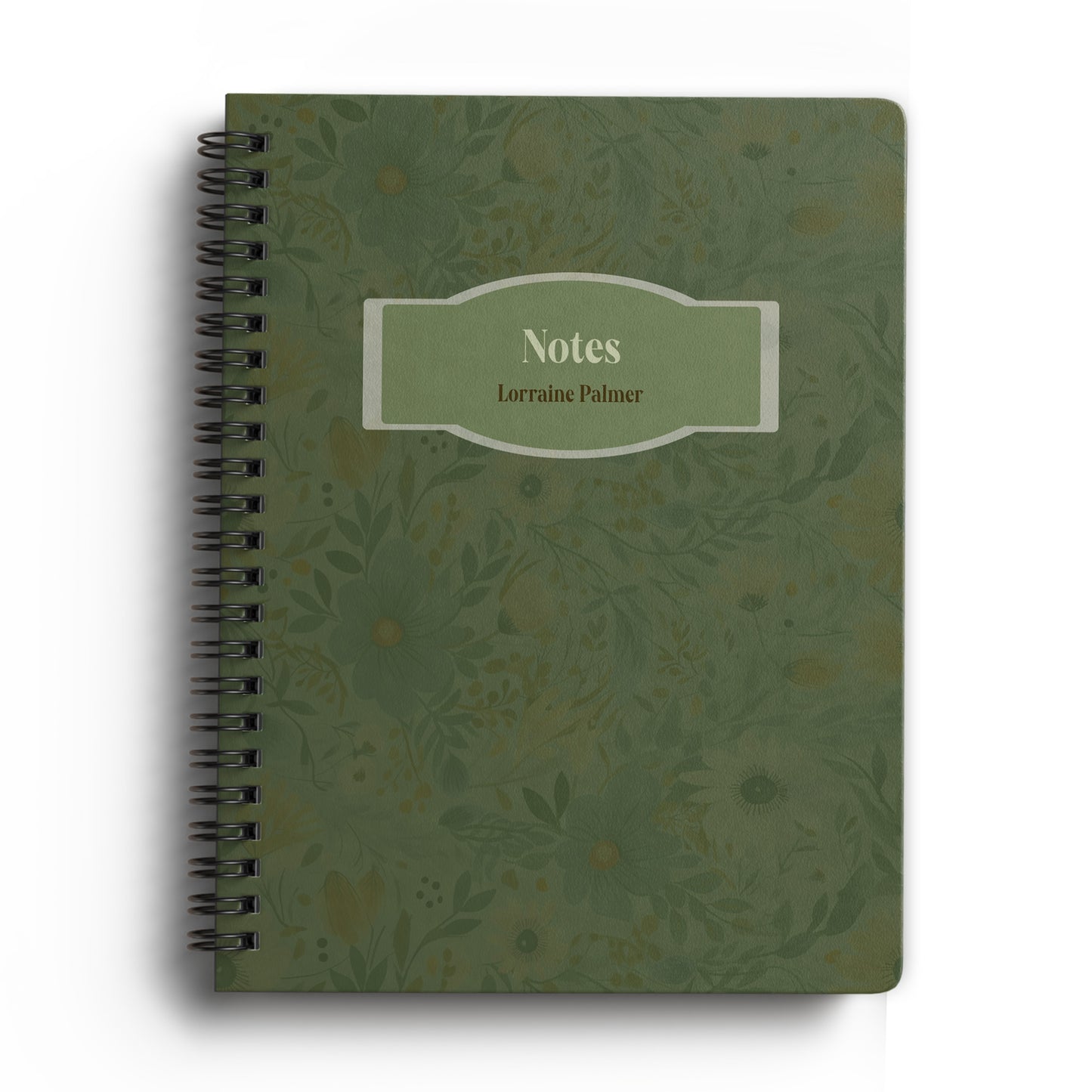 Floral Wildflowers Softcover Spiral Notebook