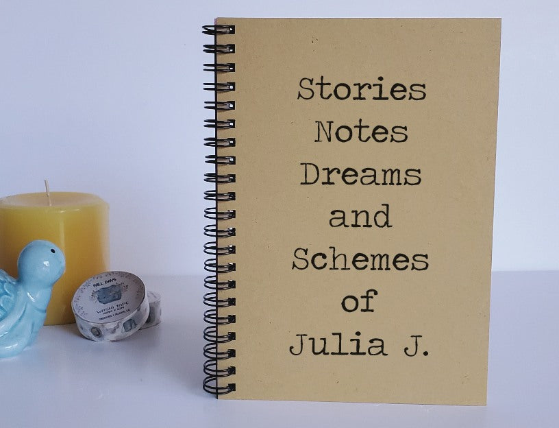 Stories Notes Dreams and Schemes Personalized Journal