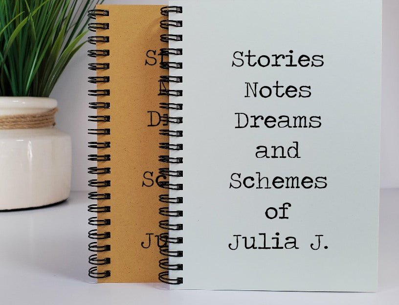 Stories Notes Dreams and Schemes Personalized Journal