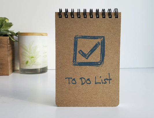 To Do List Spiral Memo Notepad