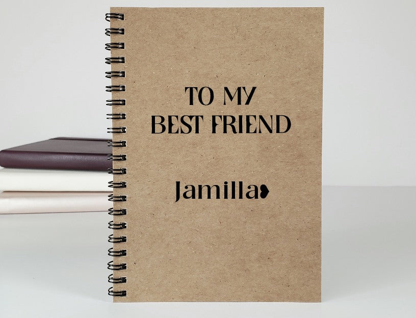 To My Best Friend Personalized Notebook