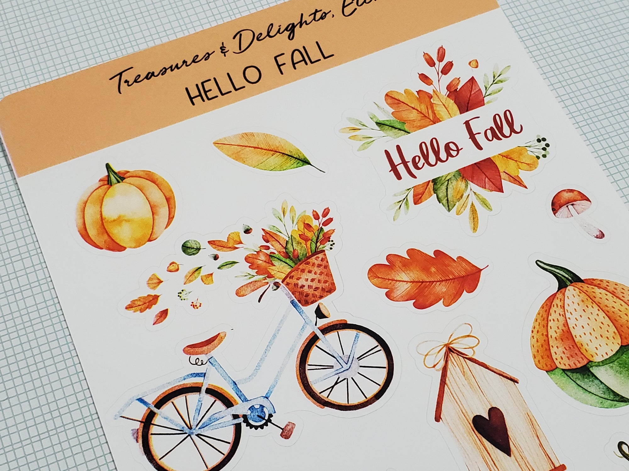 Hello Fall Sticker Sheet