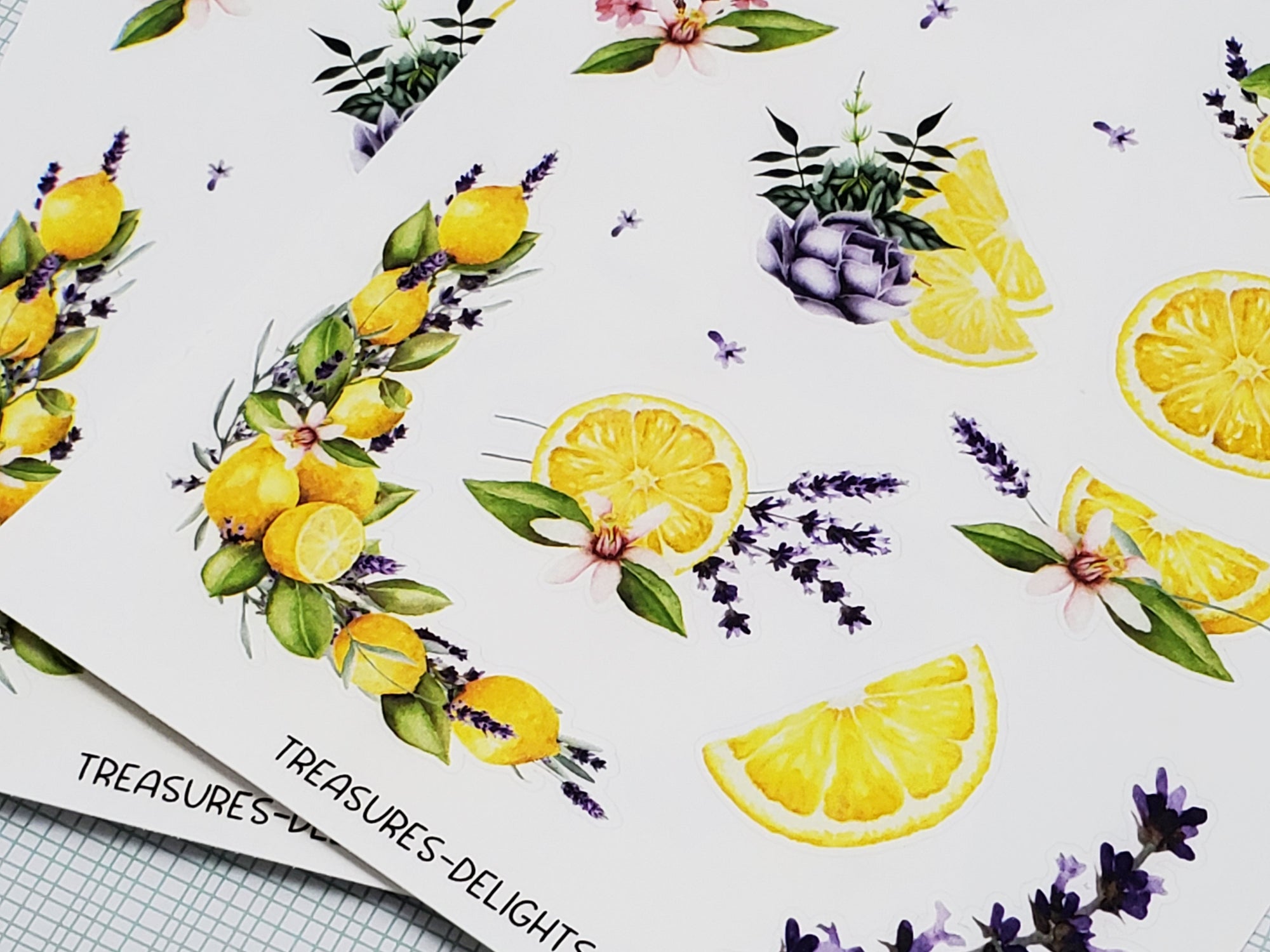 Lemons Sticker Sheet