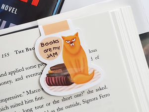 Books are my JAM Magnetic Bookmark