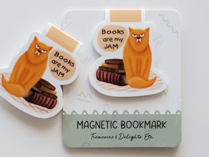 Books are my JAM Magnetic Bookmark