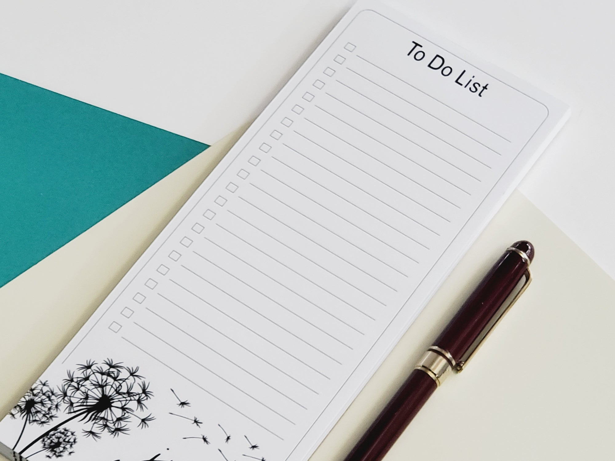To Do List Notepad - Just Breathe