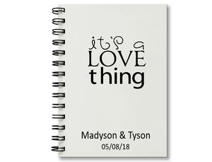 It's a Love Thing Couples Journal