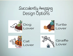 Be Succulently Amazing (GIRAFFE LOVER) Stationery Gift Set