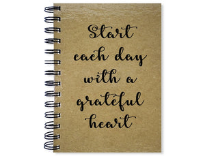 Start Each Day with a Grateful Heart Journal