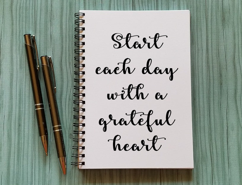Start Each Day with a Grateful Heart Journal